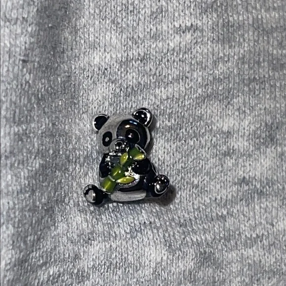 Panda Charm Holding Green Bamboo - Picture 9 of 11